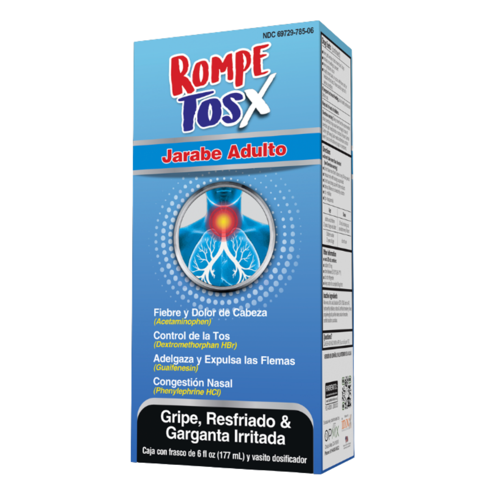 Rompe Tos X Jarabe Adulto — Adult syrup