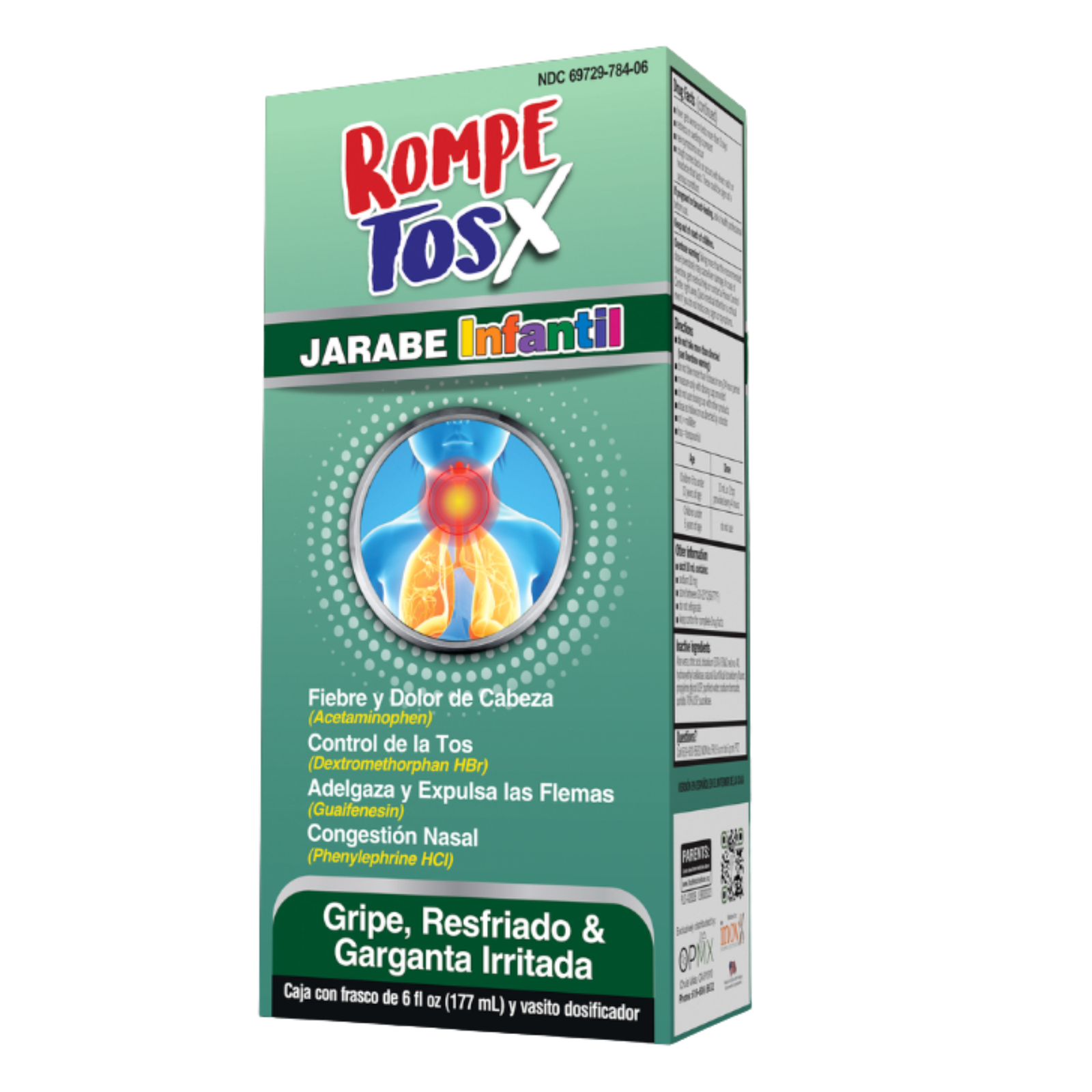 Rompe Tos X Jarabe Infantil — Children's syrup